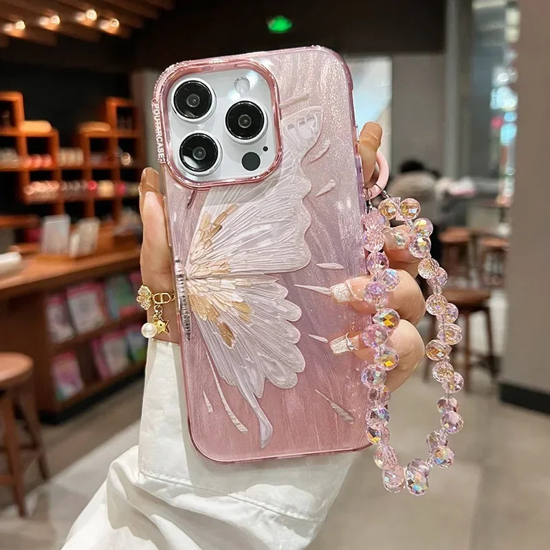 Chain Bling Butterfly Case