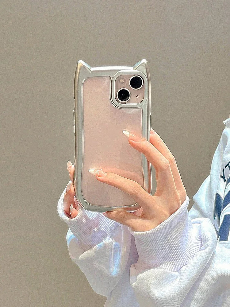 Cat Ears Clear Soft Case