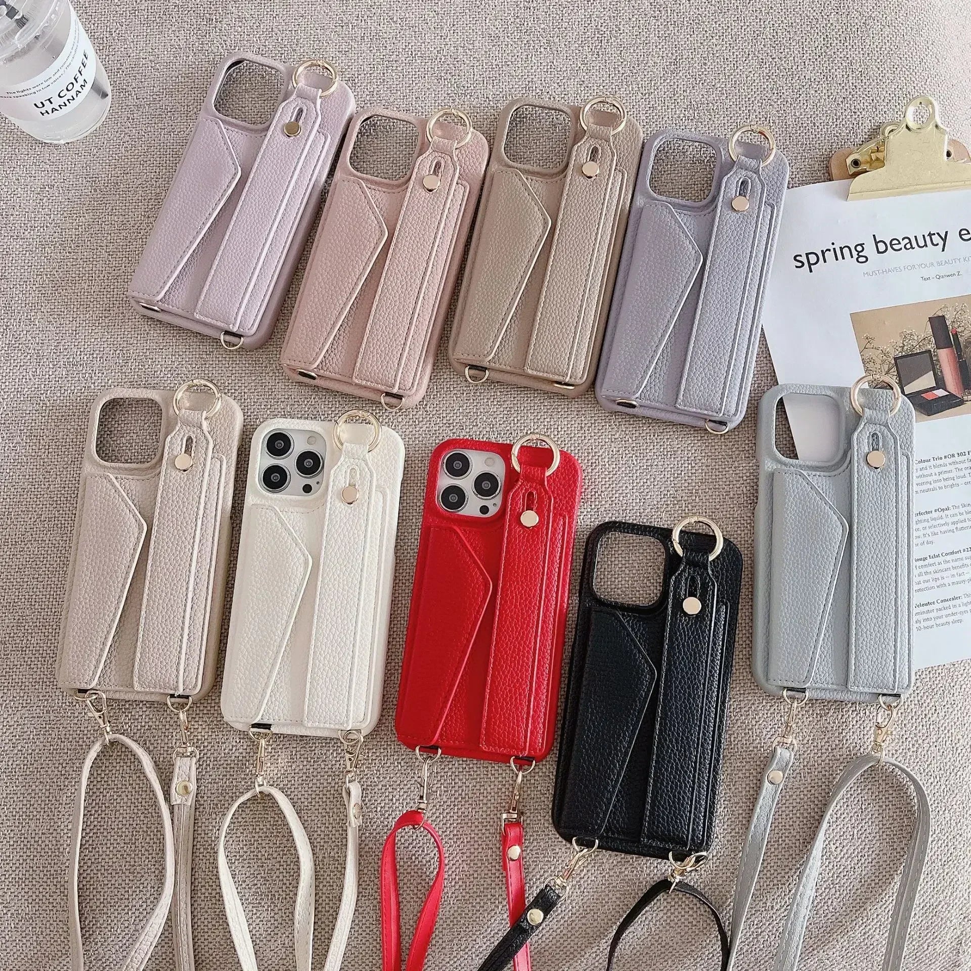 Ring Wallet Lanyard Case