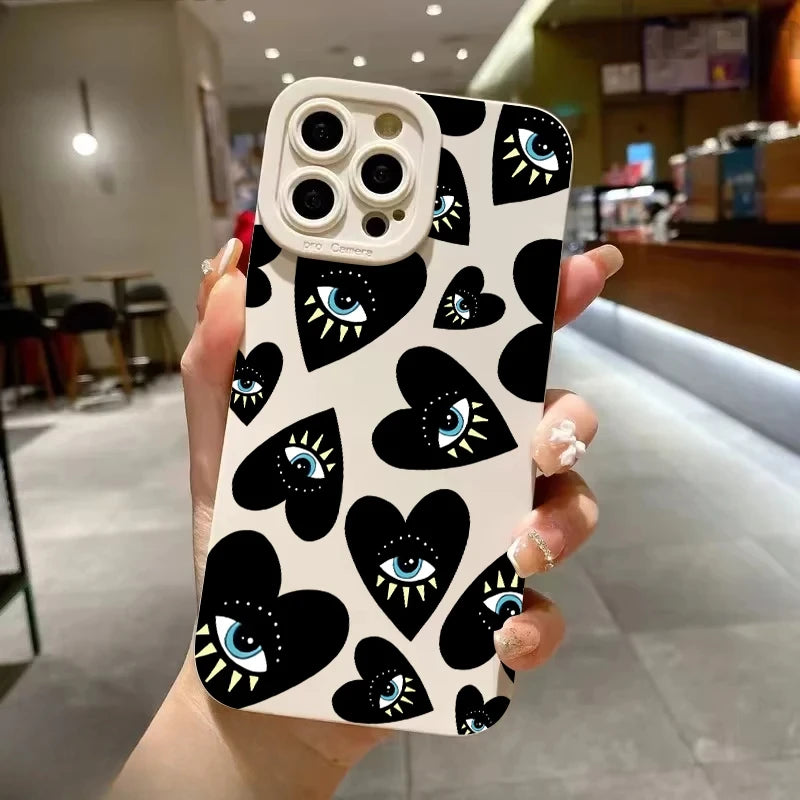 Black Lucky Eye Case