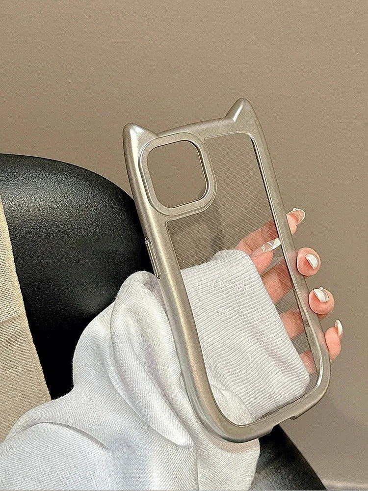 Cat Ears Clear Soft Case