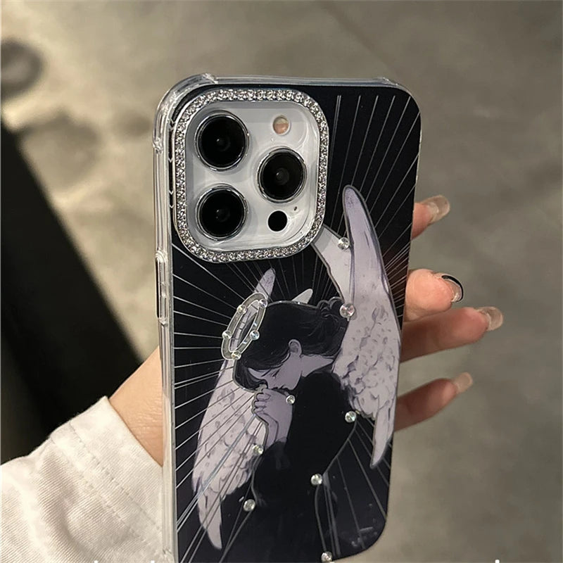 Retro Angel Diamond Case