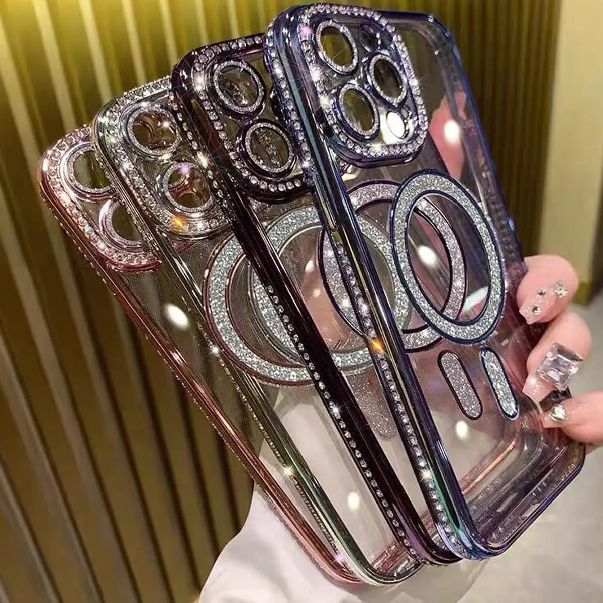 Magnetic Glitter Shockproof Case