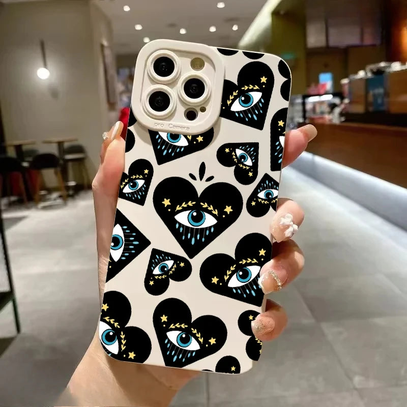 Black Lucky Heart Case