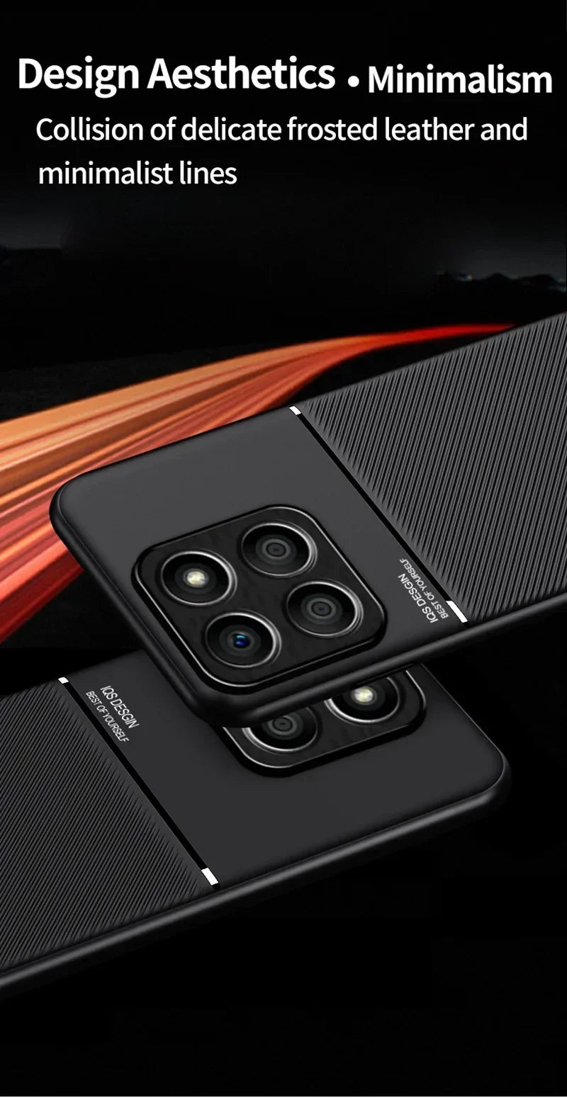 Magnetic PU Leather Car Case
