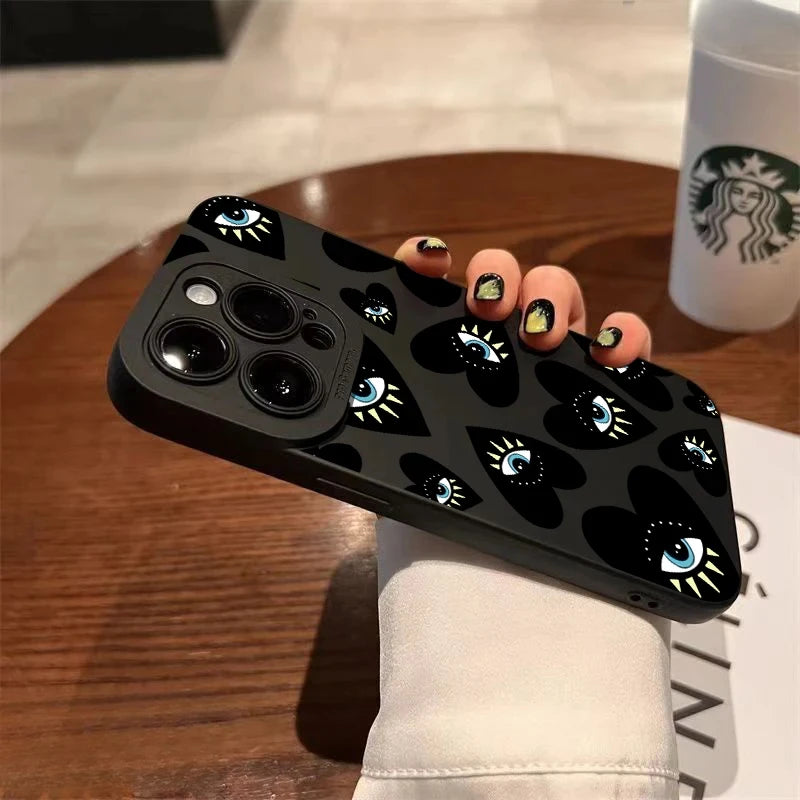 Black Lucky Eye Case