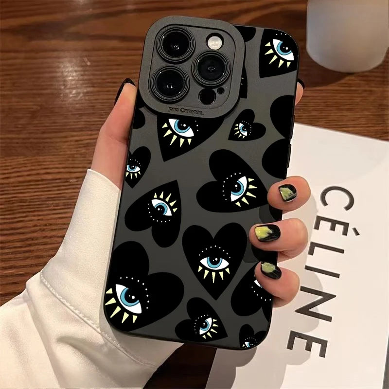 Black Lucky Eye Case