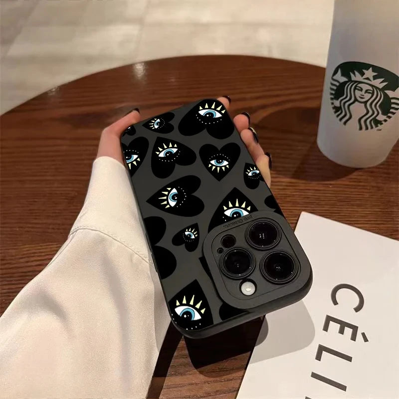 Black Lucky Heart Case