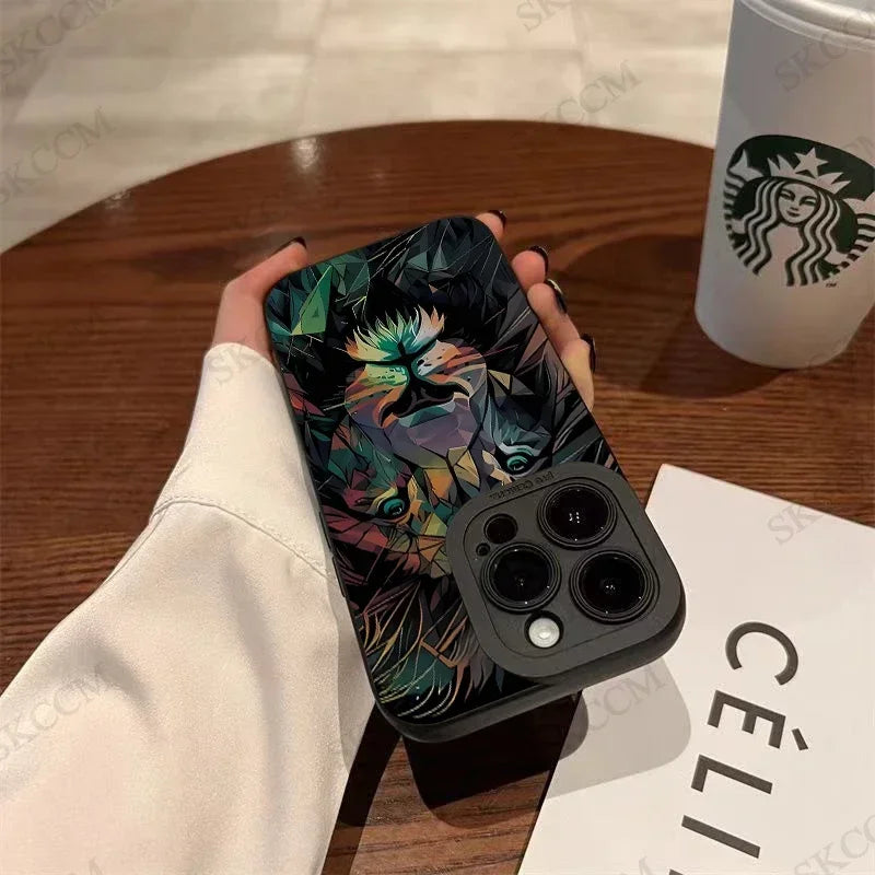 Colorful Lion Silicone Cover