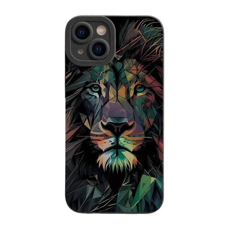 Colorful Lion Silicone Cover