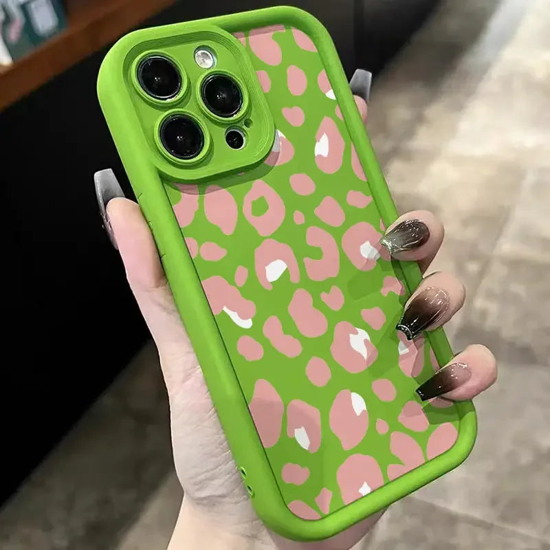 Soft Green Pink Case