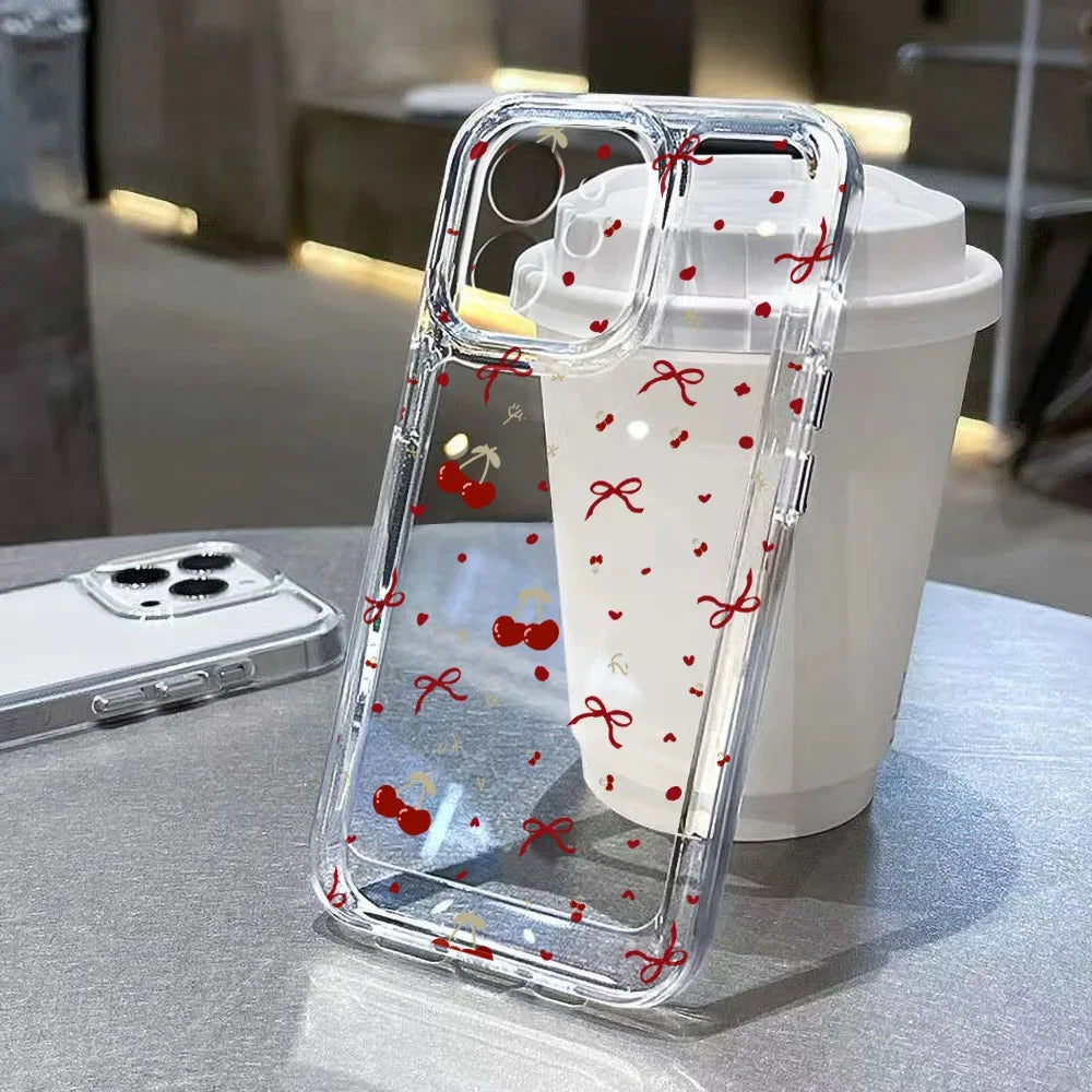 Cherry Bear Clear Case