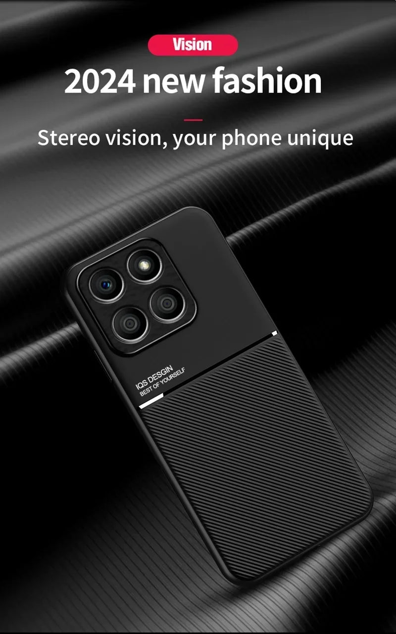 Magnetic PU Leather Car Case