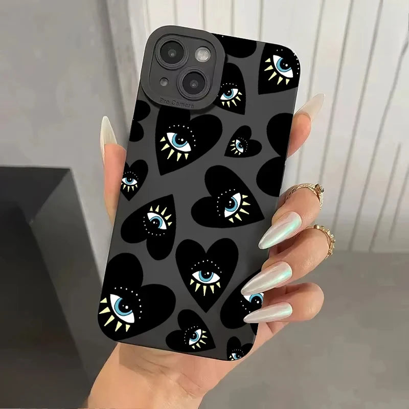 Black Lucky Eye Case