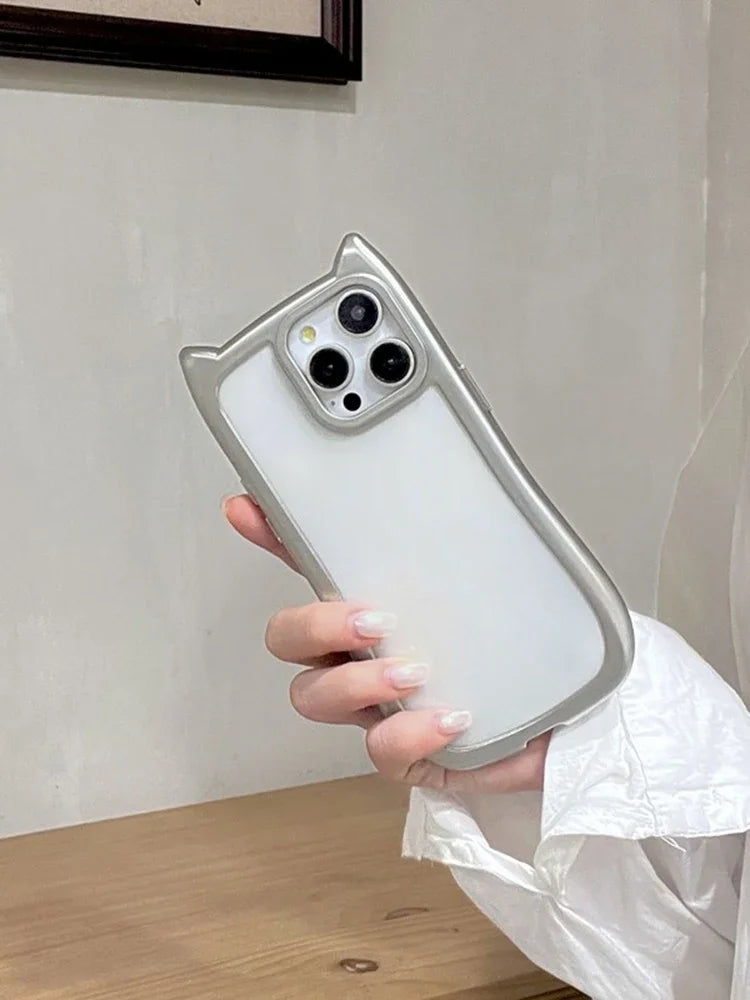 Cat Ears Clear Soft Case