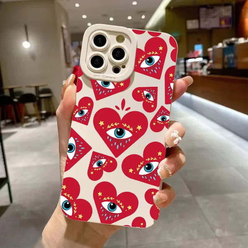Black Lucky Heart Case