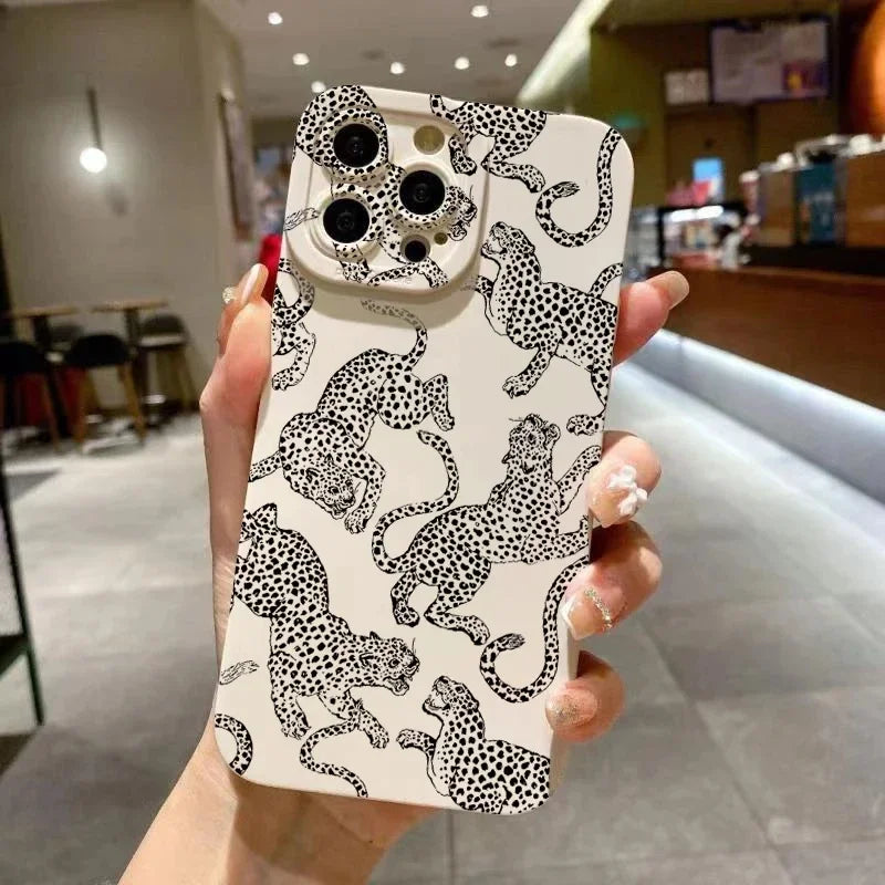 Pink Leopard Silicone Case