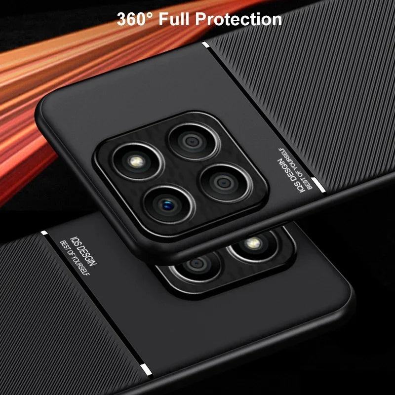 Magnetic PU Leather Car Case