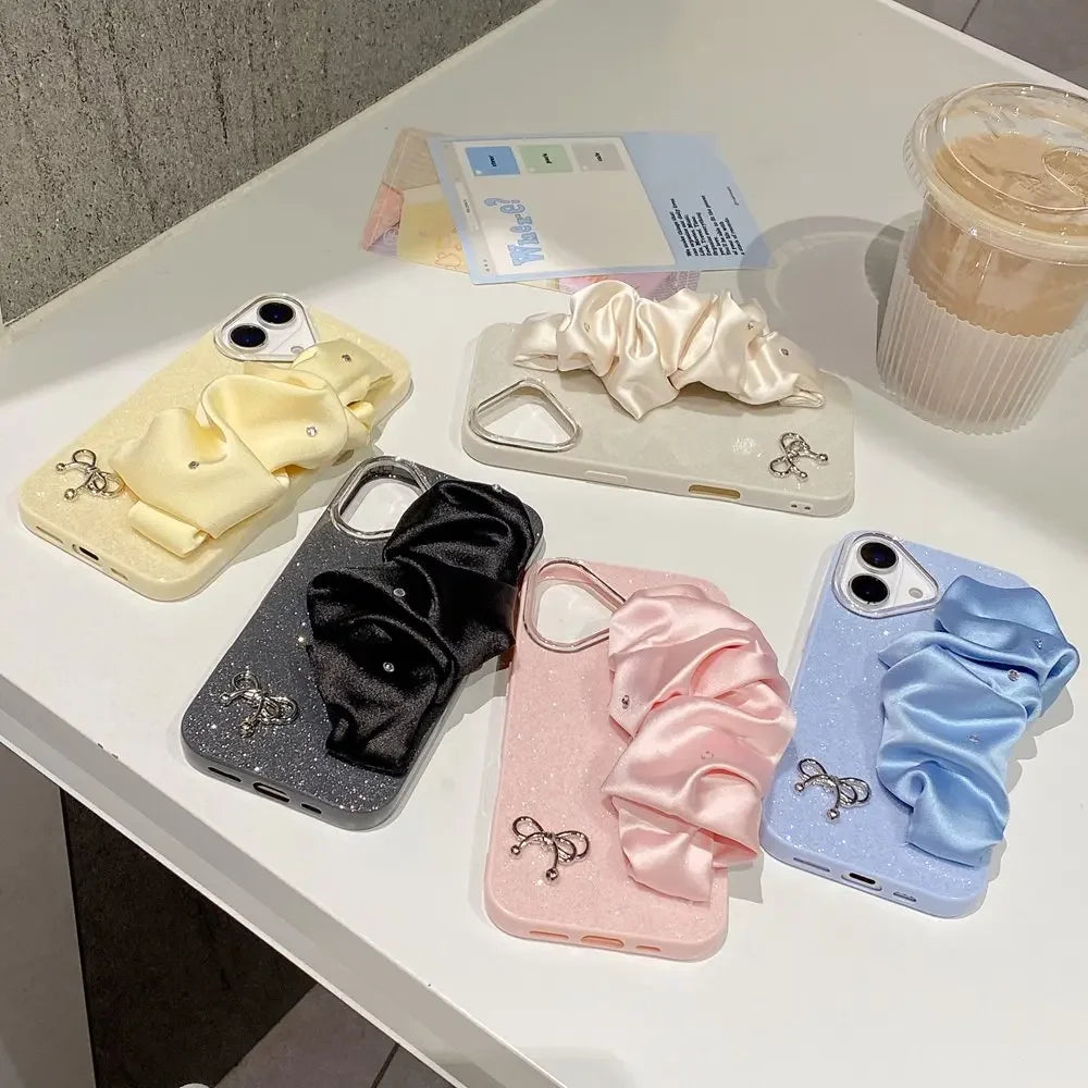 Handheld Bowknot Strap Case