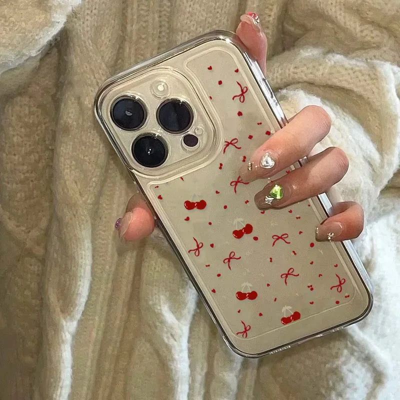 Cherry Bear Clear Case