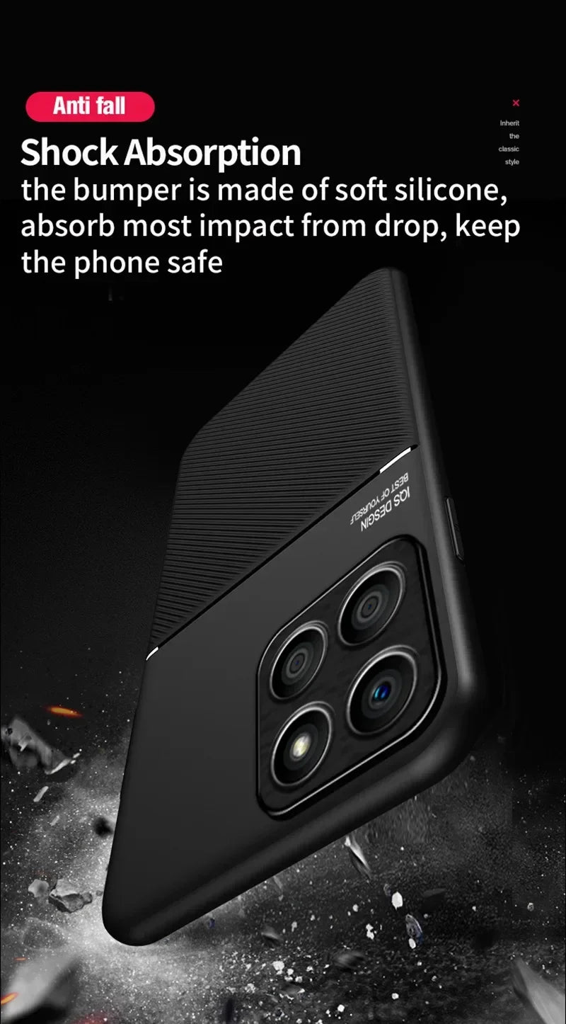 Magnetic PU Leather Car Case