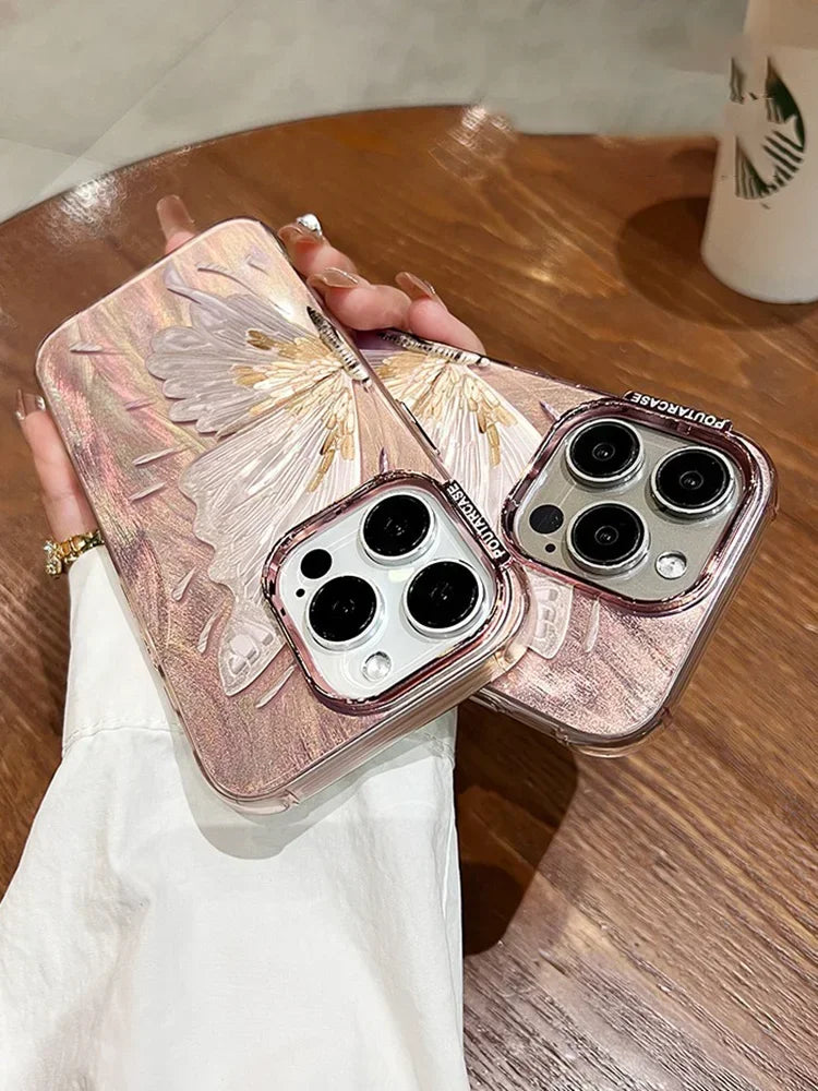 Chain Bling Butterfly Case