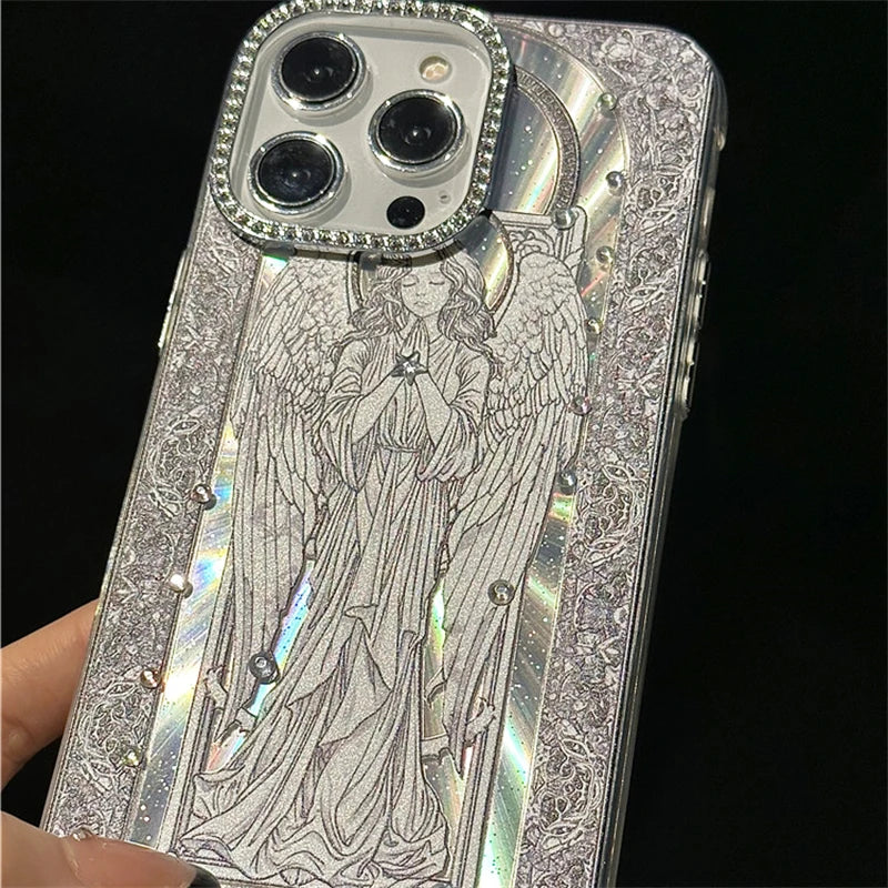 Retro Angel Diamond Case