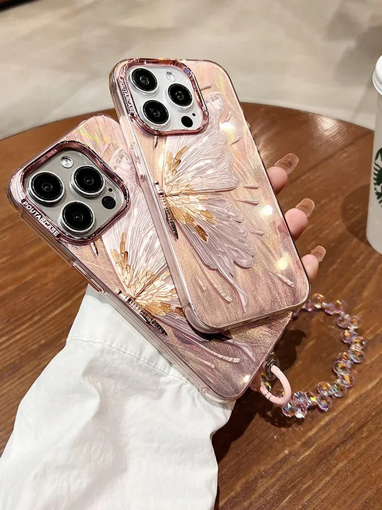 Chain Bling Butterfly Case