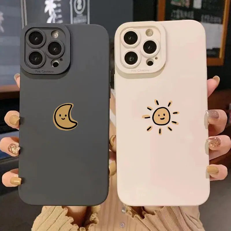 Minimalist Sun Moon Case