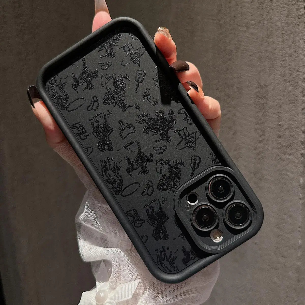 Horse Pattern Clear Case