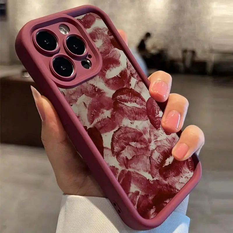 Lip Print Soft Shell