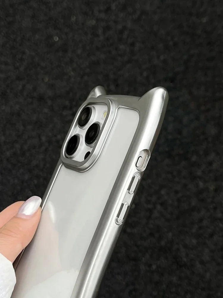 Cat Ears Clear Soft Case