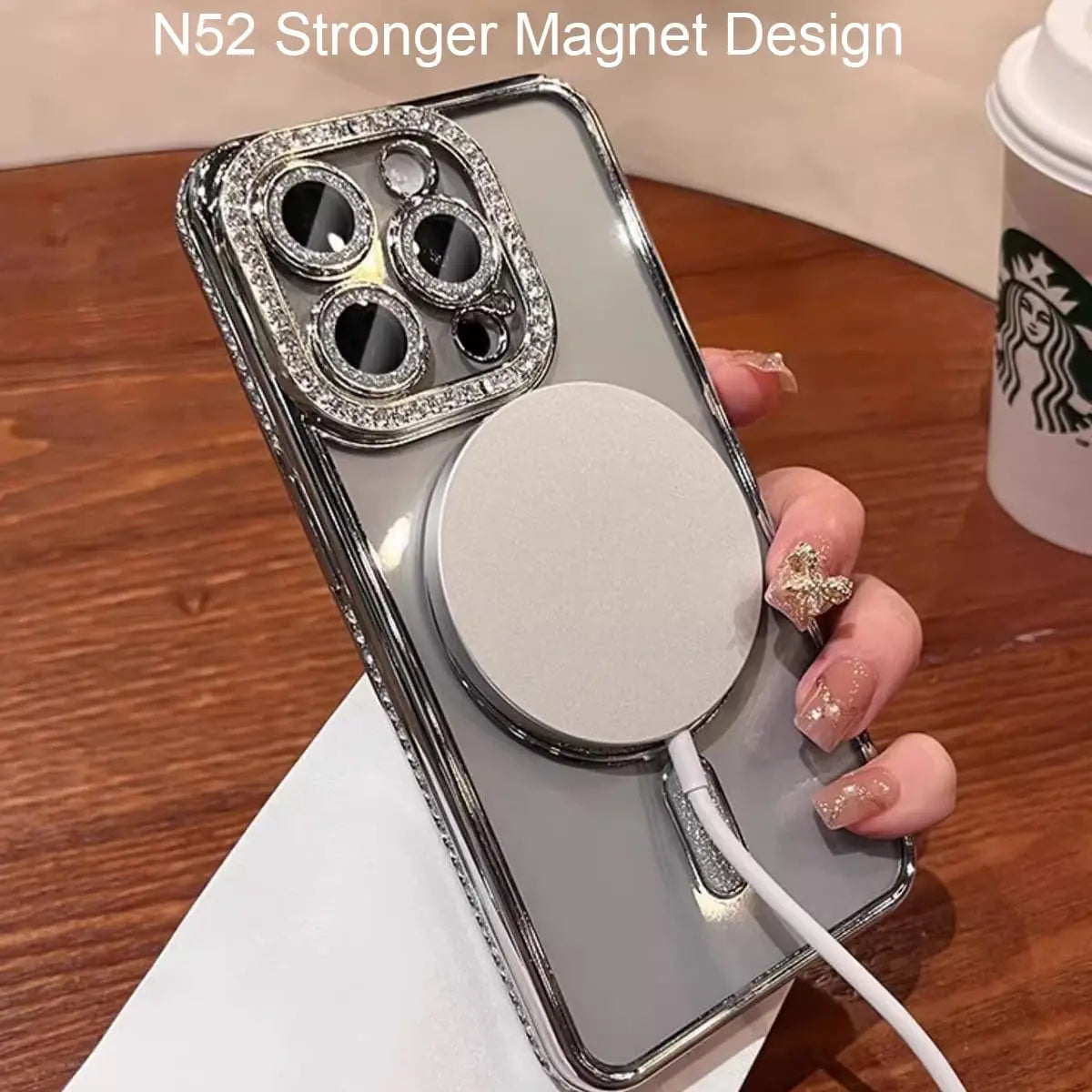Magnetic Glitter Shockproof Case