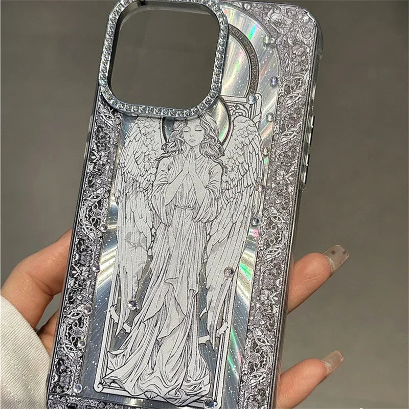 Retro Angel Diamond Case