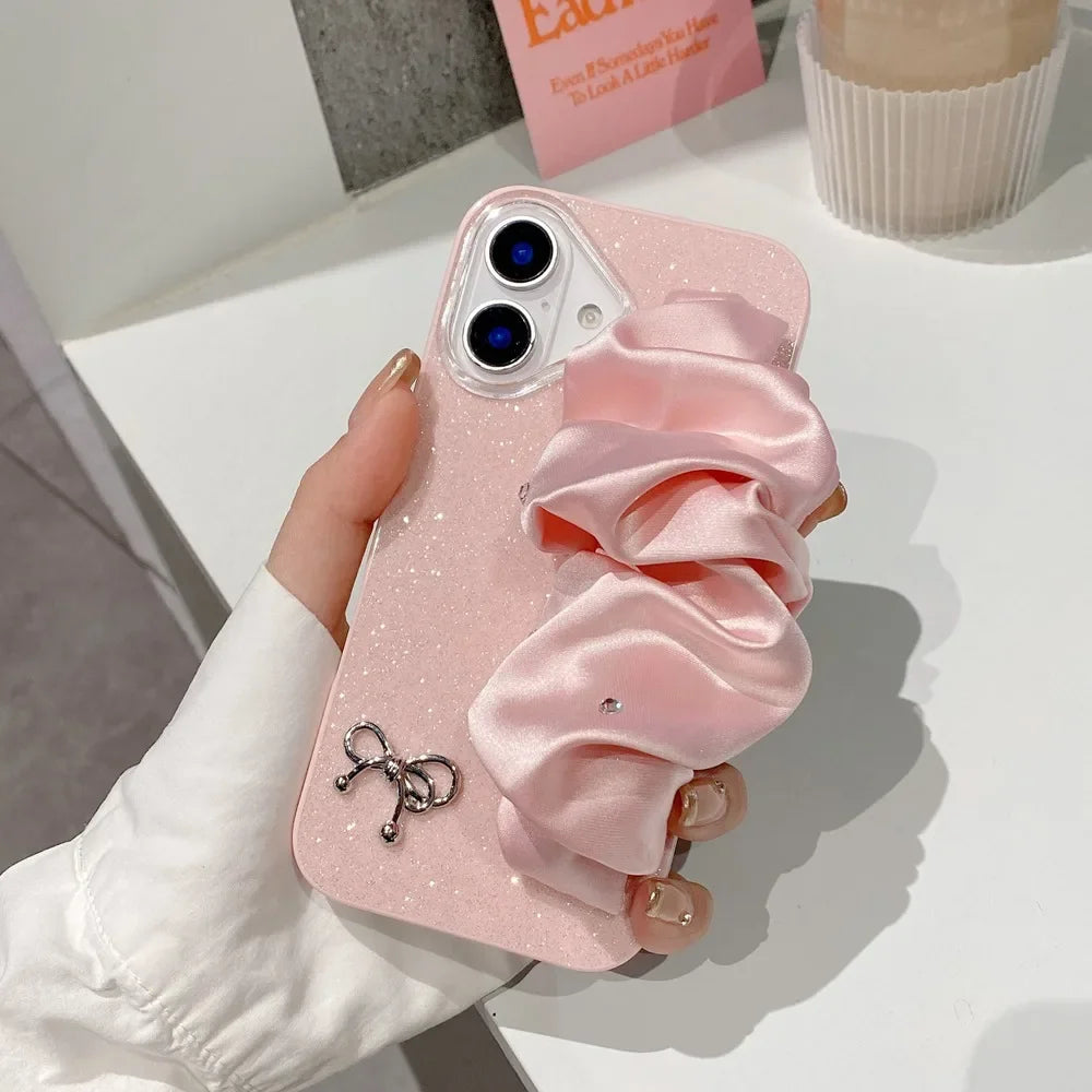 Handheld Bowknot Strap Case