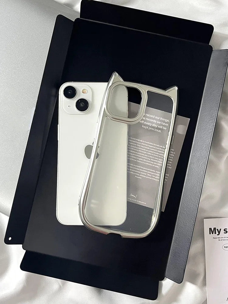 Cat Ears Clear Soft Case