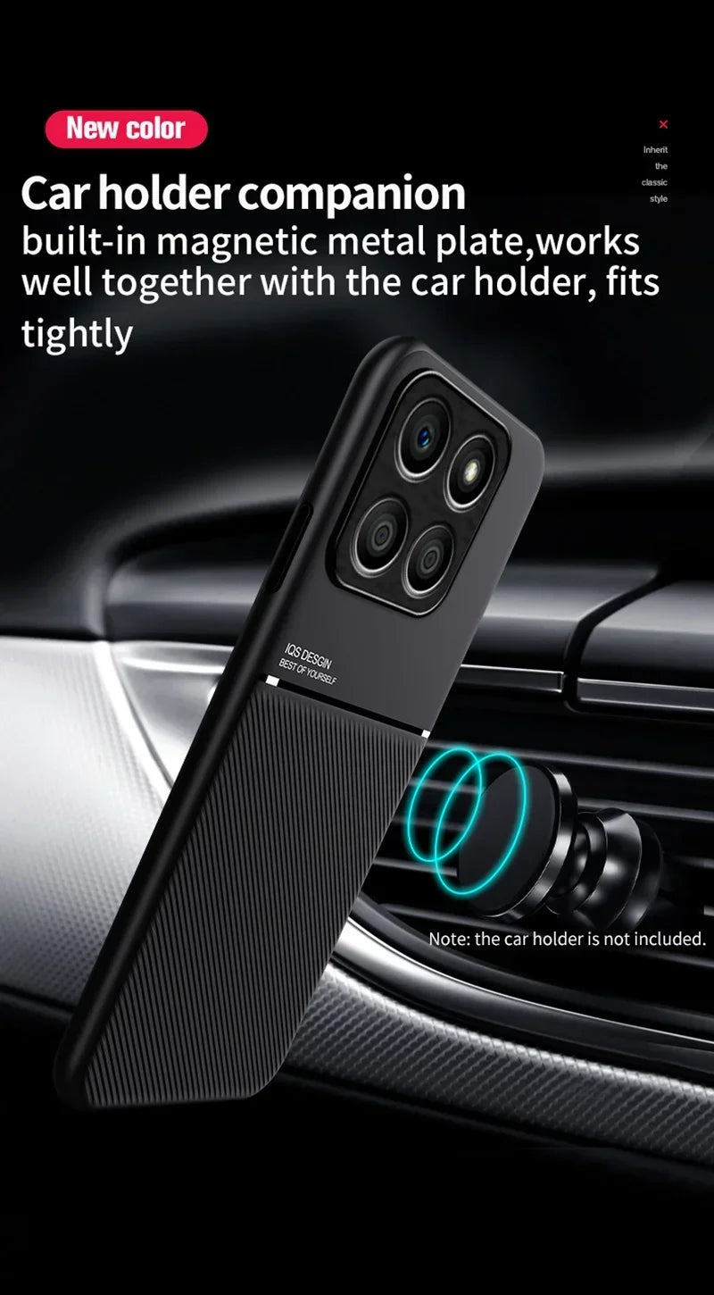 Magnetic PU Leather Car Case