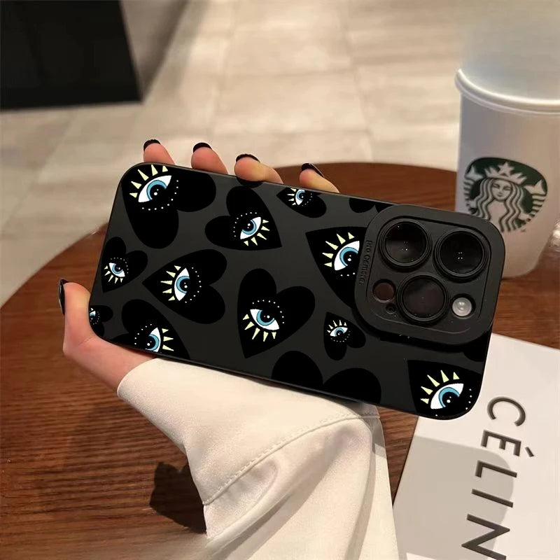 Black Lucky Eye Case
