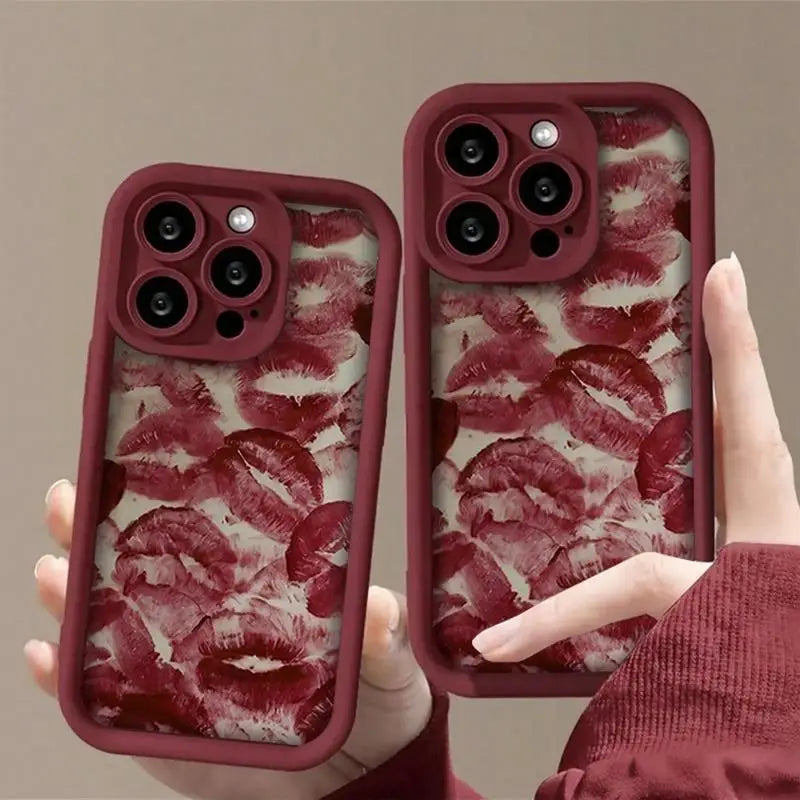 Lip Print Soft Shell