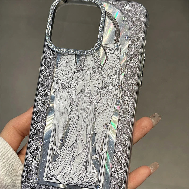 Retro Angel Diamond Case