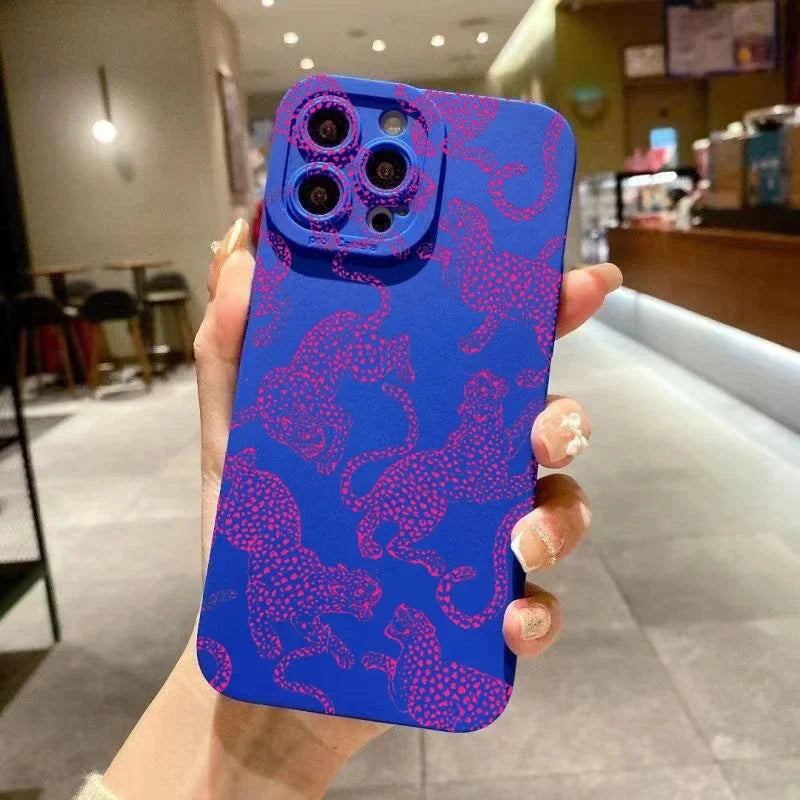 Pink Leopard Silicone Case