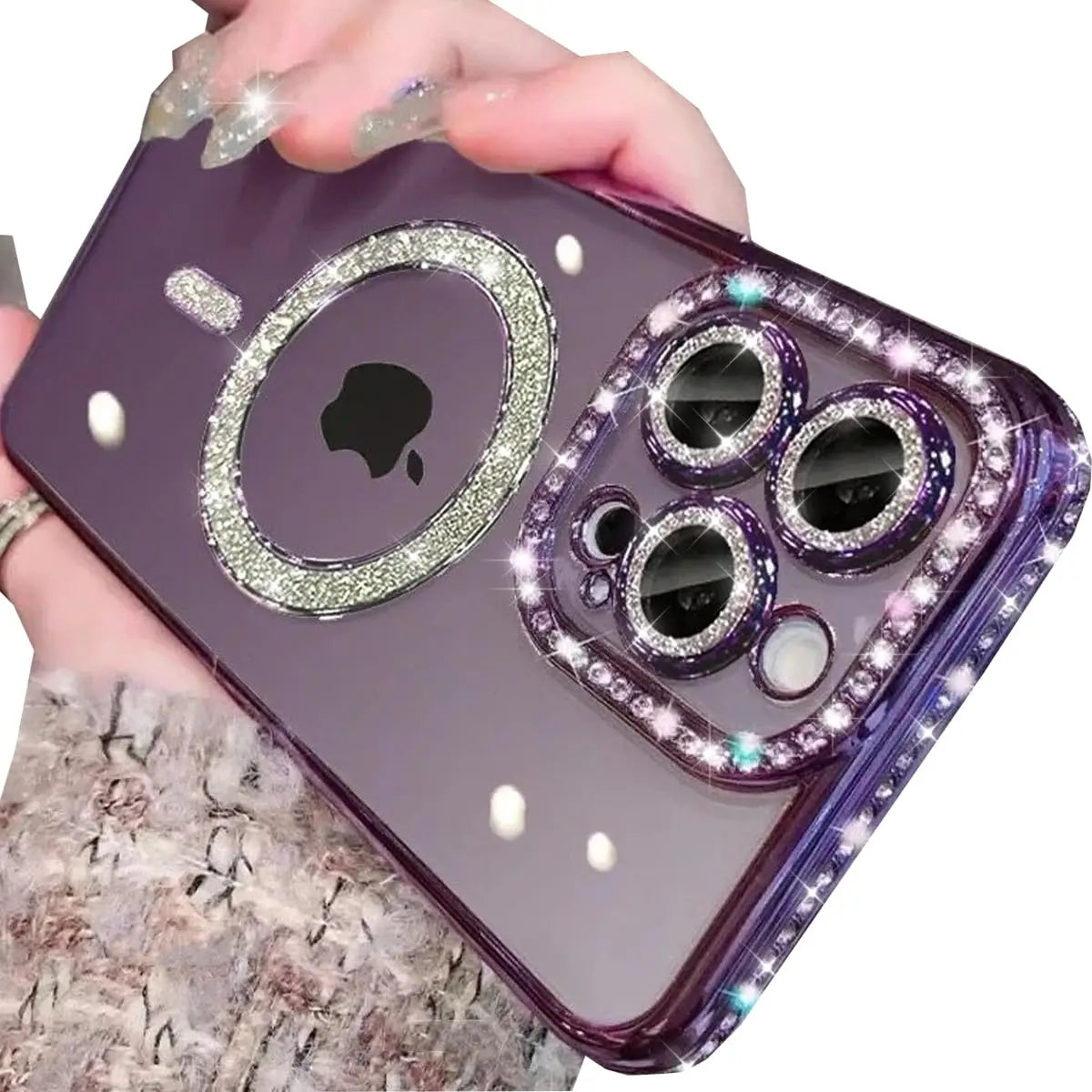 Magnetic Glitter Shockproof Case
