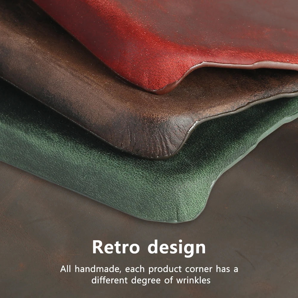 Cowhide Retro Leather Case