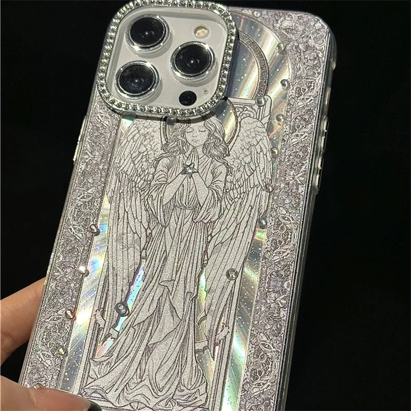 Retro Angel Diamond Case