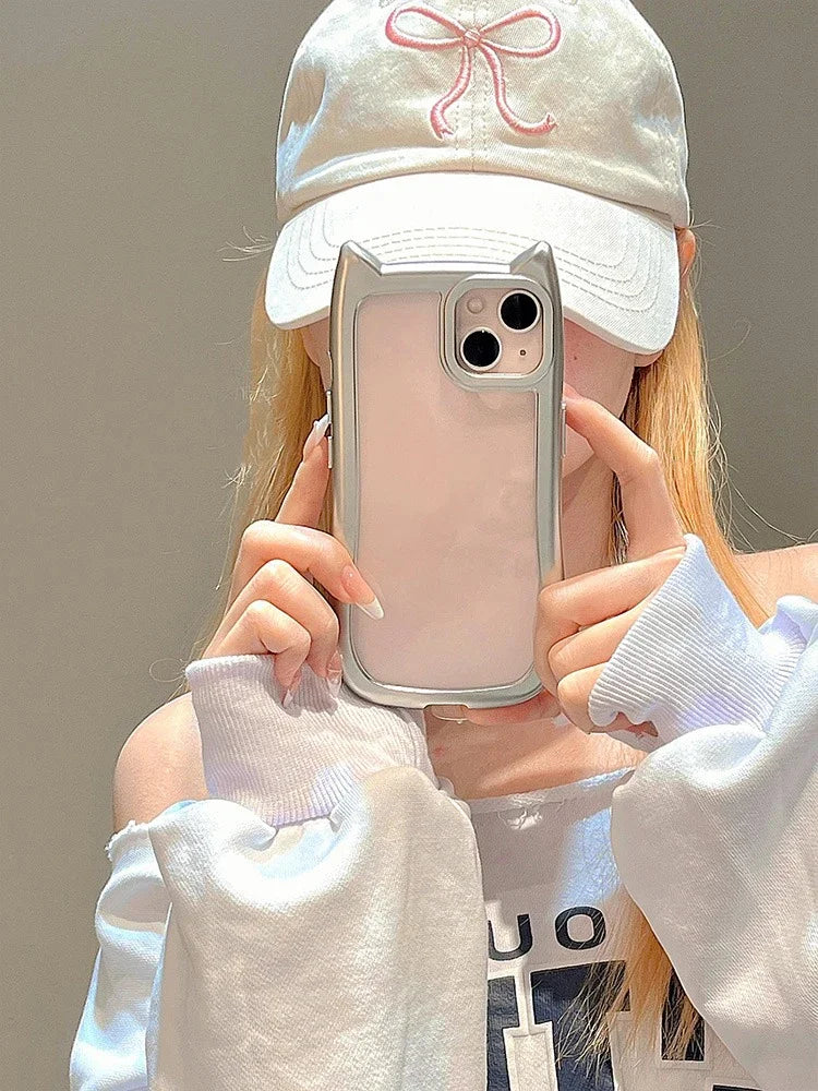 Cat Ears Clear Soft Case