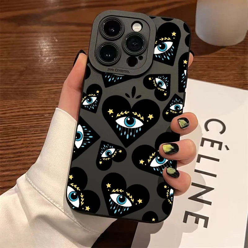 Black Lucky Heart Case