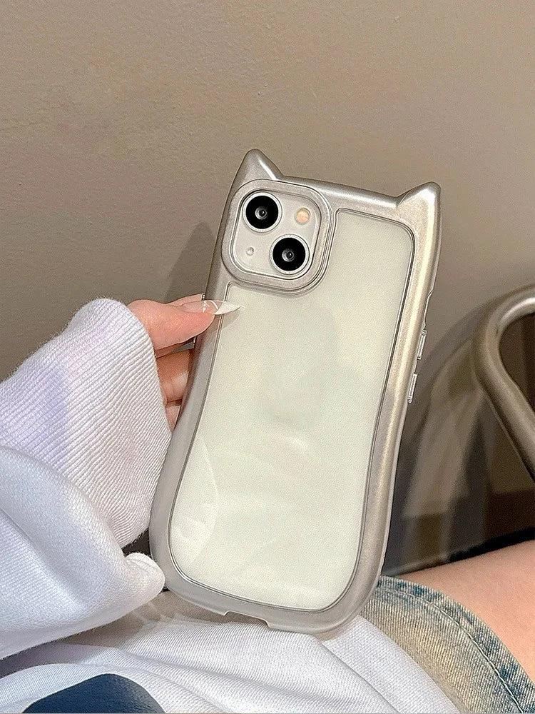 Cat Ears Clear Soft Case