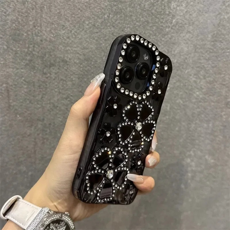 Flash Flowers Rhinestone Cas